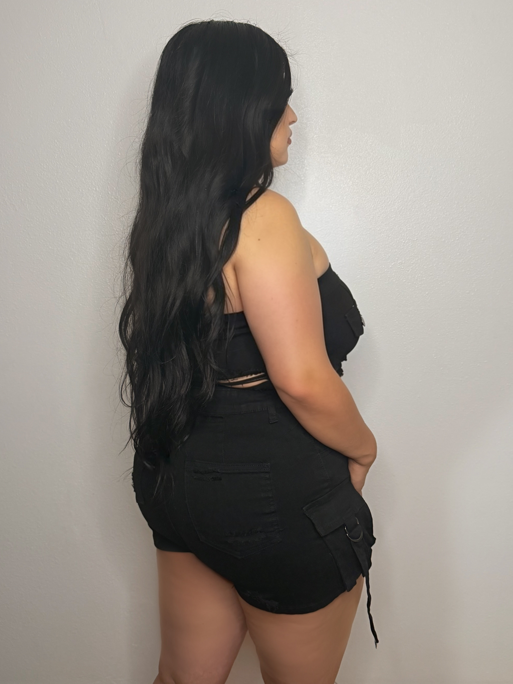 Blackout Cargo Jean Set